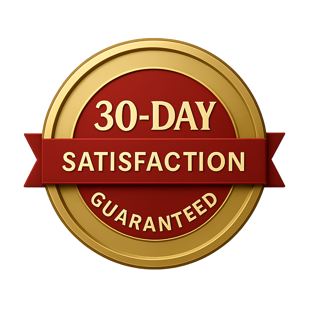 30‑Day Satisfaction Guarantee